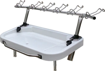 OS BAIT BOARD X-LARGE - PLUG IN MOUNT - DELUXE STAINLESS KIT