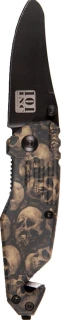 Knife skull & clip small