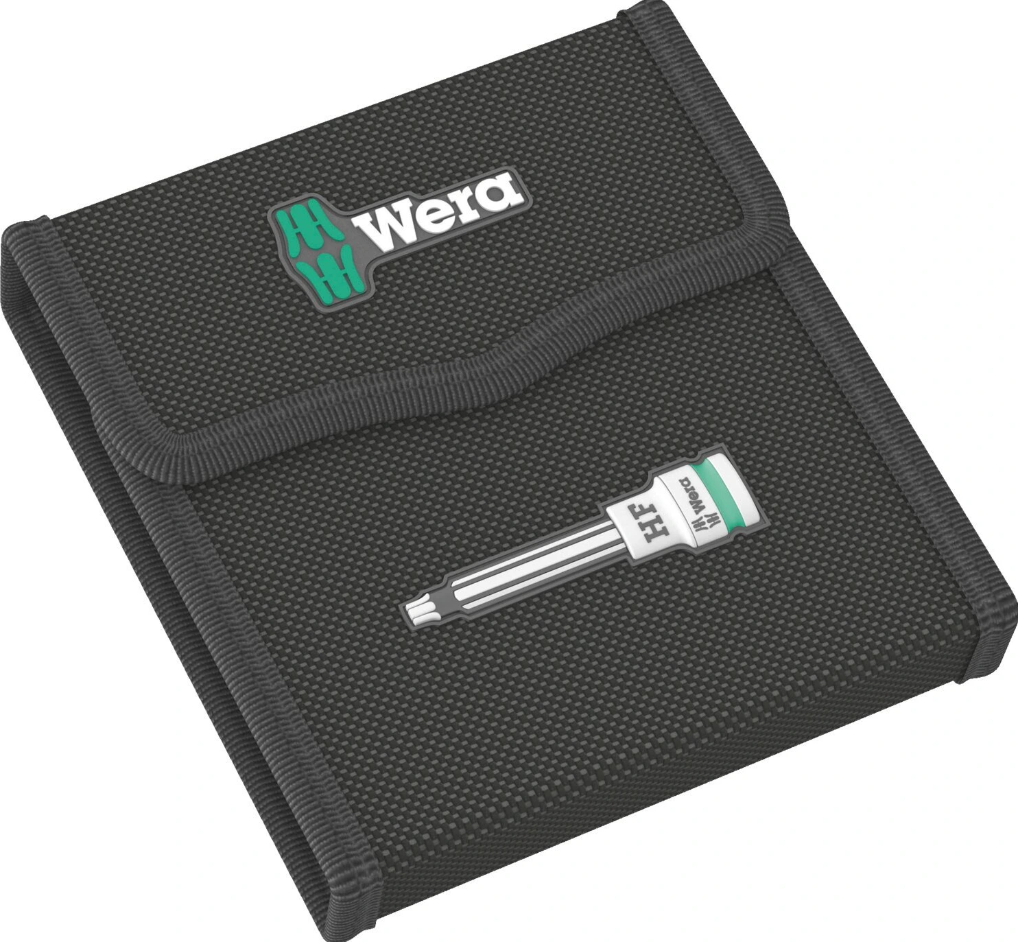 Wera Torx® socket bit set 3/8" with holding function, Black, 100 mm