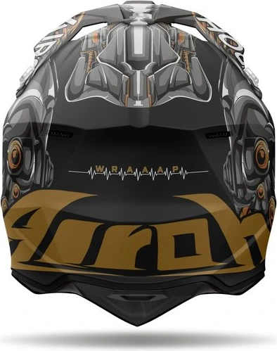 Airoh Helmet Wraaap Cyborg Matt, XL