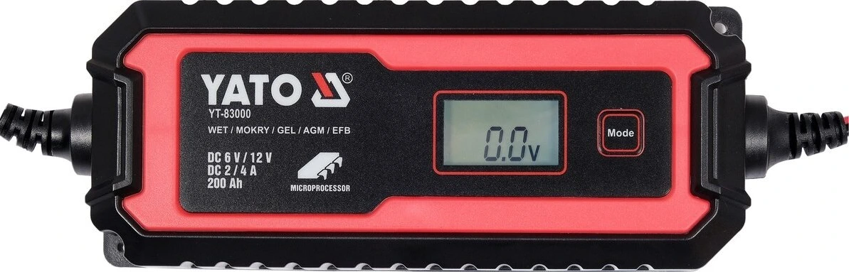 Electronic battery charger 6/12V 2/4A 200Ah