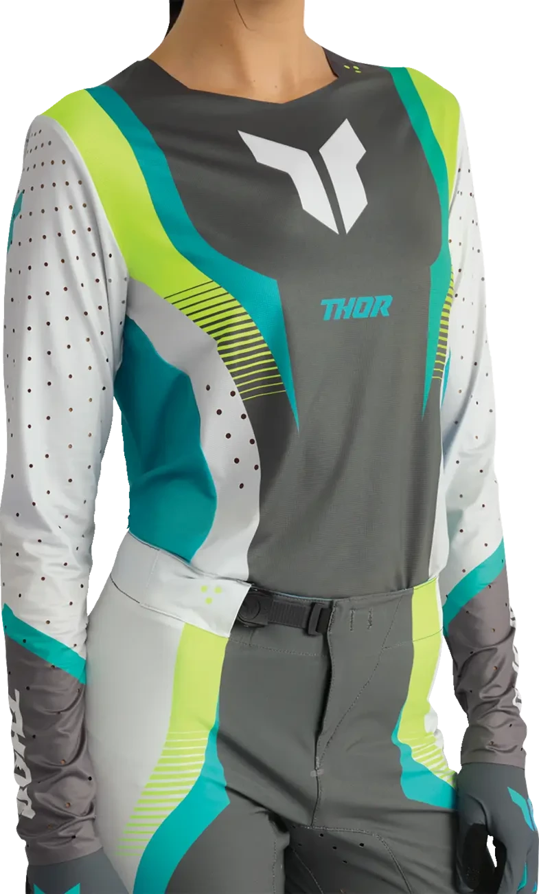 JERSEY WMN SPORTMODE VELOCITY GY/AQ XS