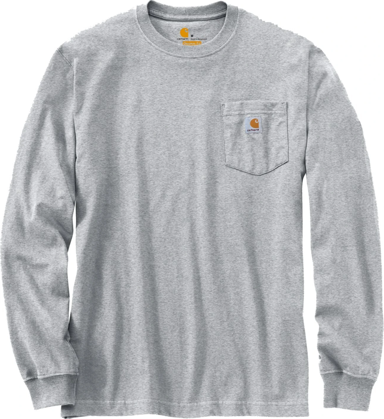 Carhartt Pocket long sleeve, heather gray, 2XL