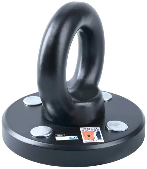 Enkurs RotaForce OXFORD krāsa melna 135mm x 104mm x 60mm Ar ķēdes turētāju