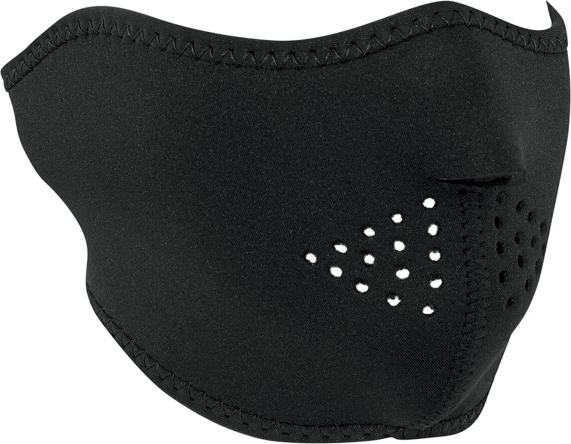 ZANheadgear Half Mask neoprene, Black, One size fits most