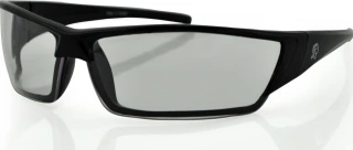 ZANheadgear Utah Sunglass Gloss Black Frame Clear Lens