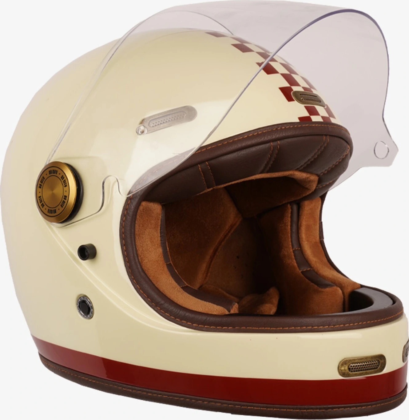 By City Roadster III helmet, Cream, red, 2XL, Gloss