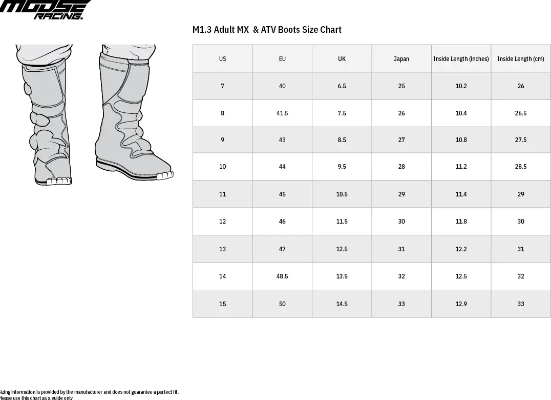 BOOT QUALIFIER MX BL 9
