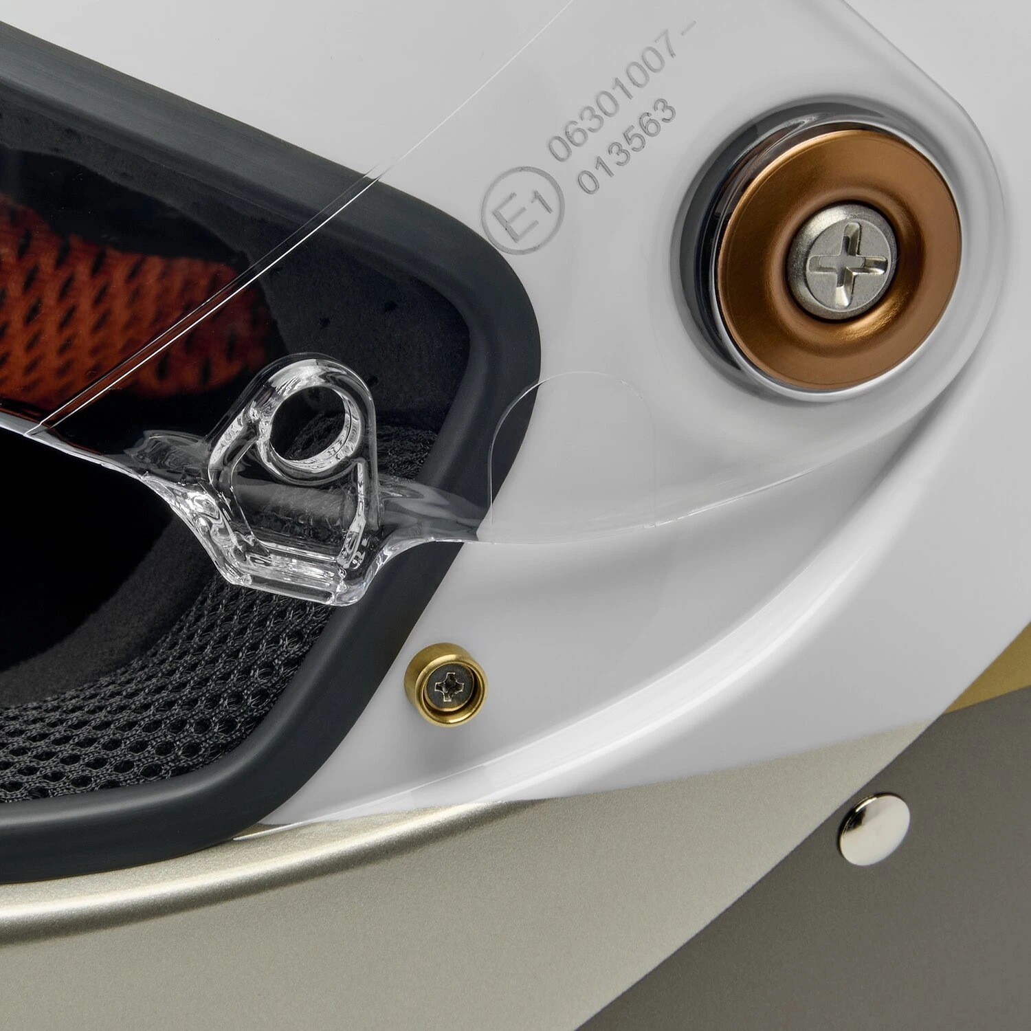 Biltwell Lane Splitter helmet intersection gold/silver/bronz, S, Metallic