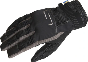 Lindstrands Glove Nyhusen Black/grey, 05