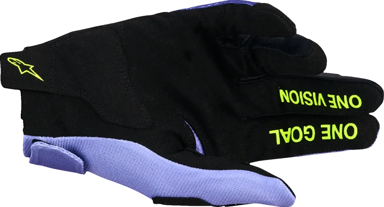 GLOVES RADAR PURPLE/YELLOW S