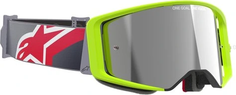 Alpinestars Goggle Supertech CORP YELLOW FLUO Red/ Mirror SILVER