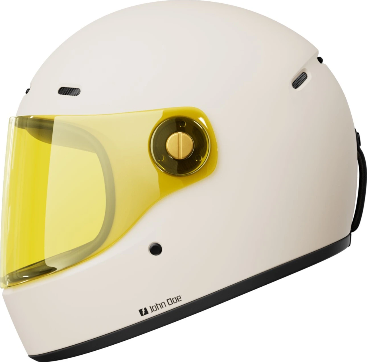 John Doe JD/ONE Frozen helmet, off White, White, XL, Matte