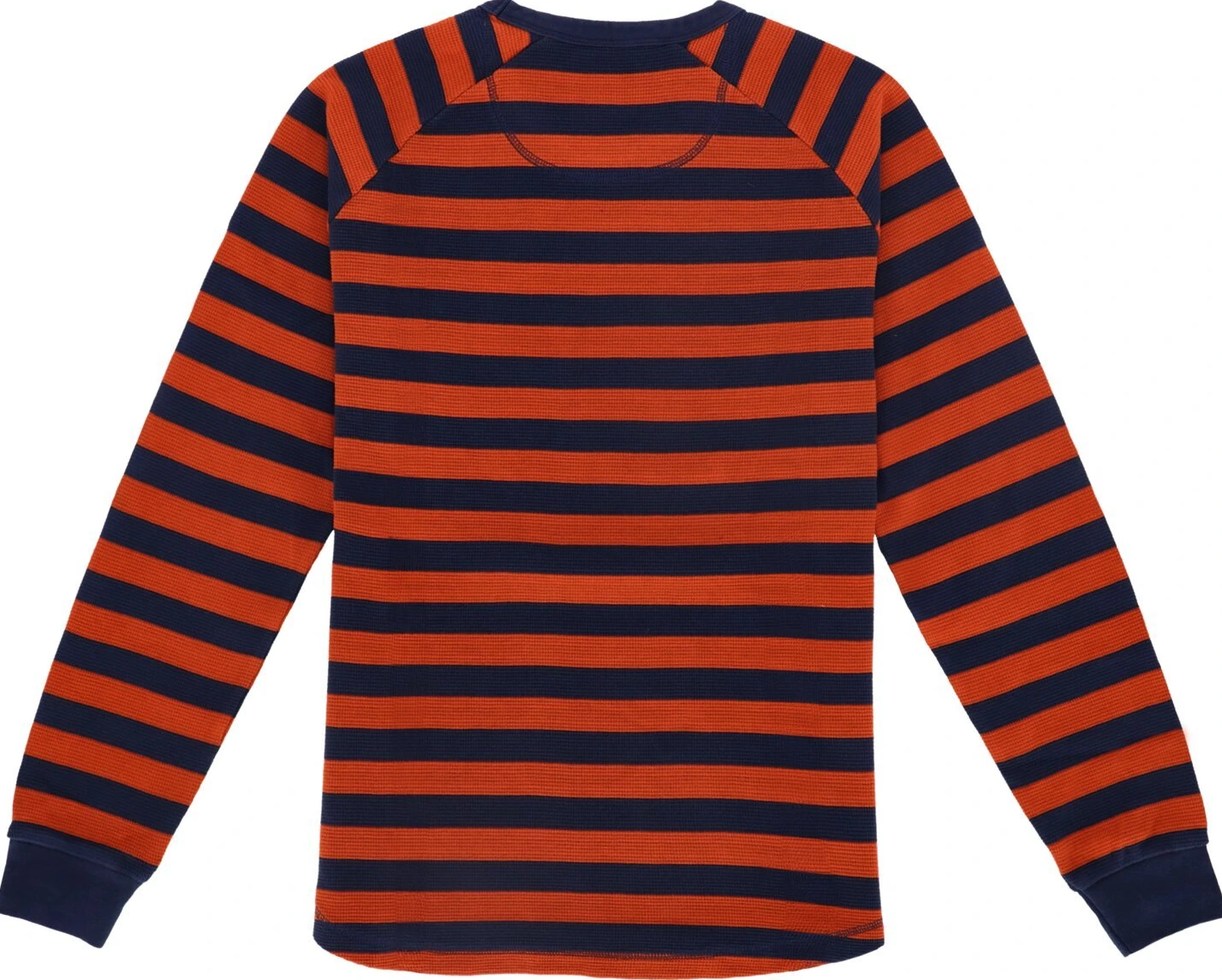 13 1/2 Waffle jersey, Orange, navy, S