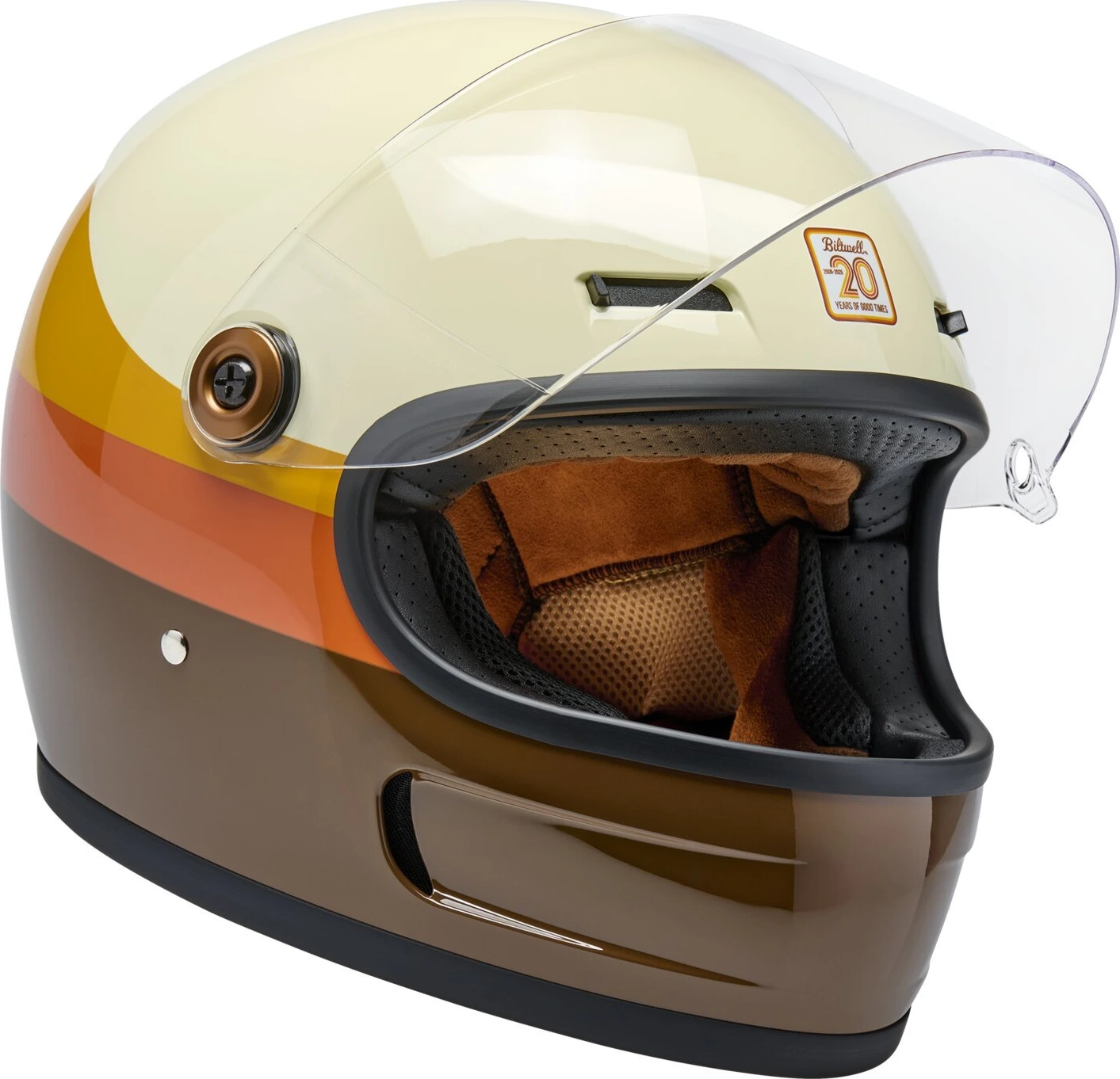 Biltwell Gringo SV helmet, 20th anniversary Beige, XS, Gloss