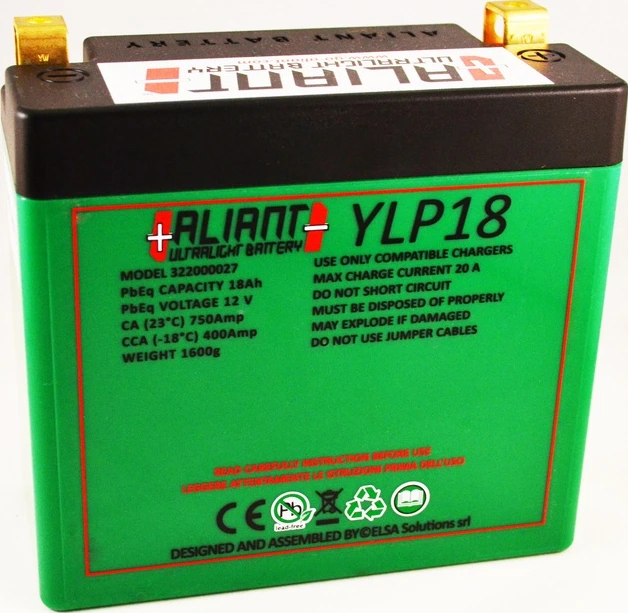 Aliant Ultralight YLP18 litija akumulators
