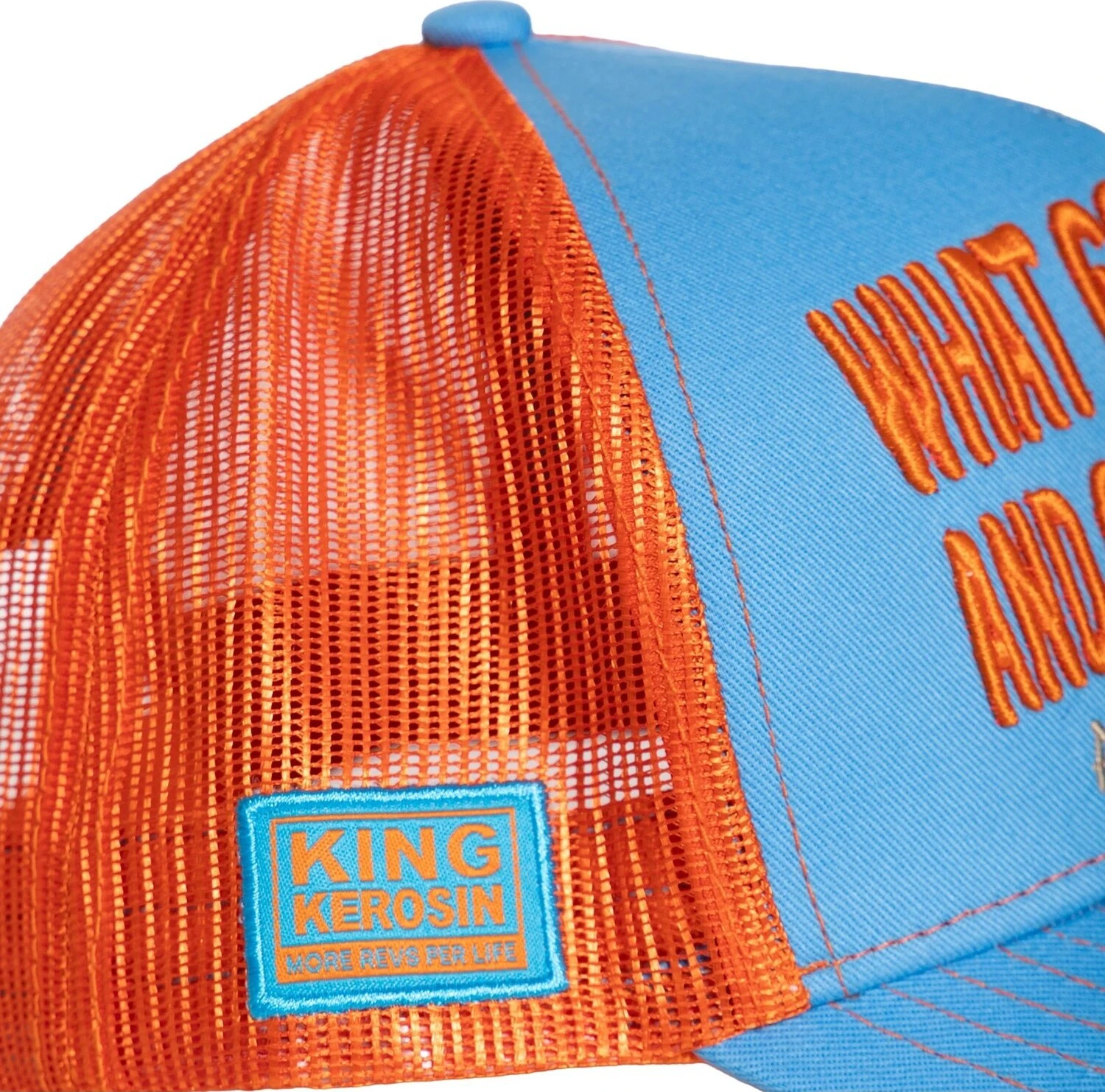 King Kerosin What goes in hard cap sky, Blue