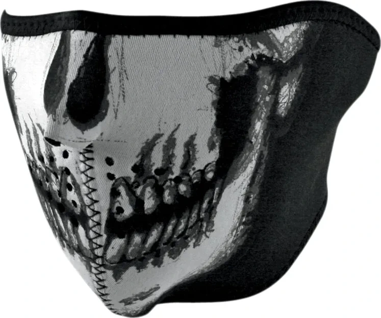 HALF MASK GLOW SKULL FACE