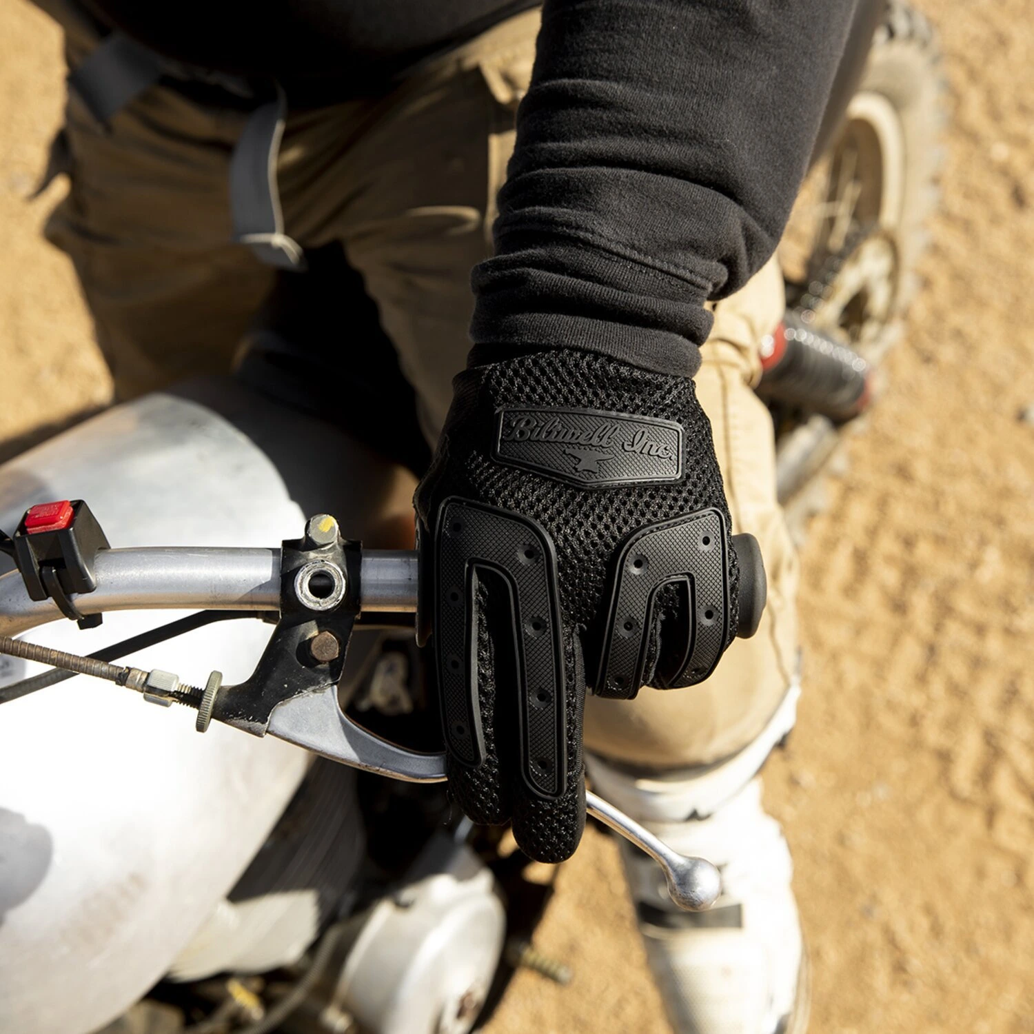 Biltwell Anza gloves, black out, XS