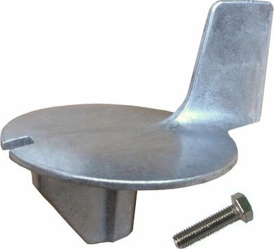 Perf metals anode Trim Tab Mercury/Mariner 9.9-25HP
