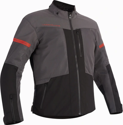 Lindstrands Textile Jacket Rexbo V2 Grey Black, 48