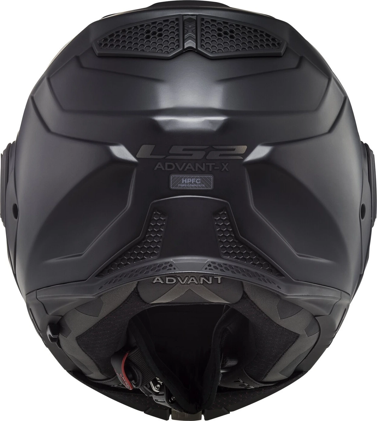 LS2 Advant X helmet, solid Black, Black, S, matt