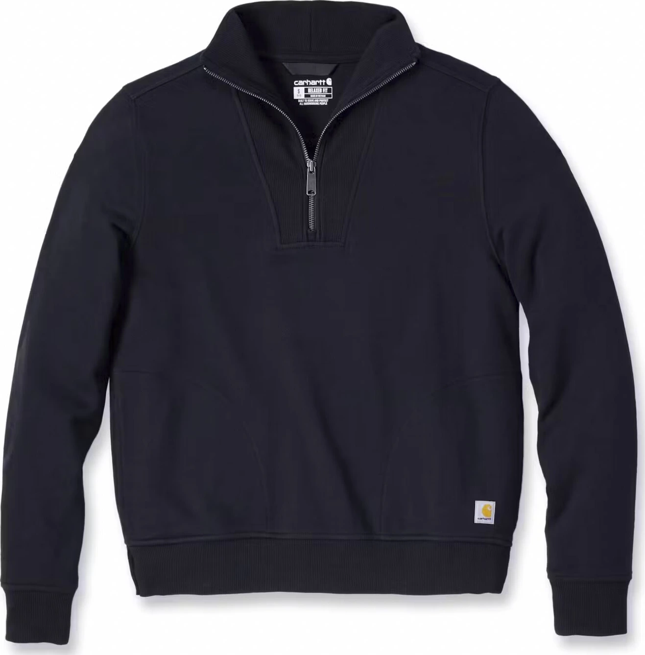 Carhartt Fiber Series Half-Zip female sweat-shirt, Black, M