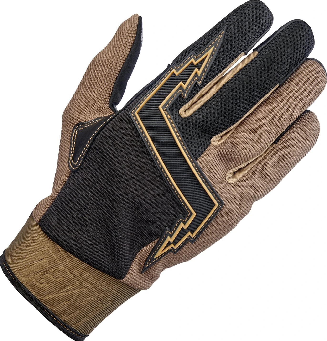 Biltwell Baja gloves, chocolate Black, Black, XS