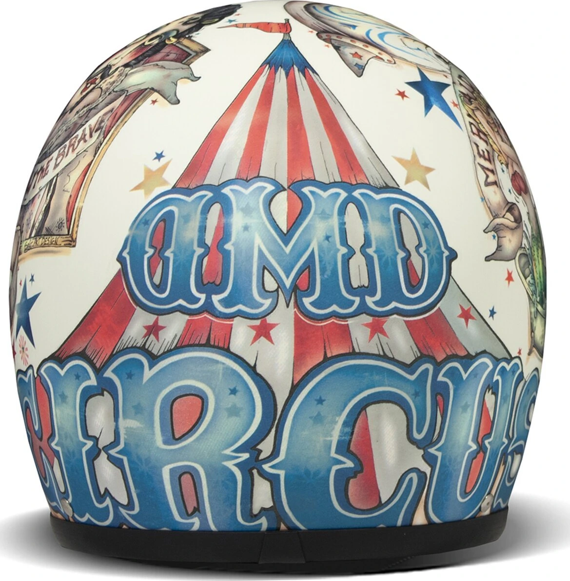 DMD Retro helmet Circus, Multi-color, L, Matte