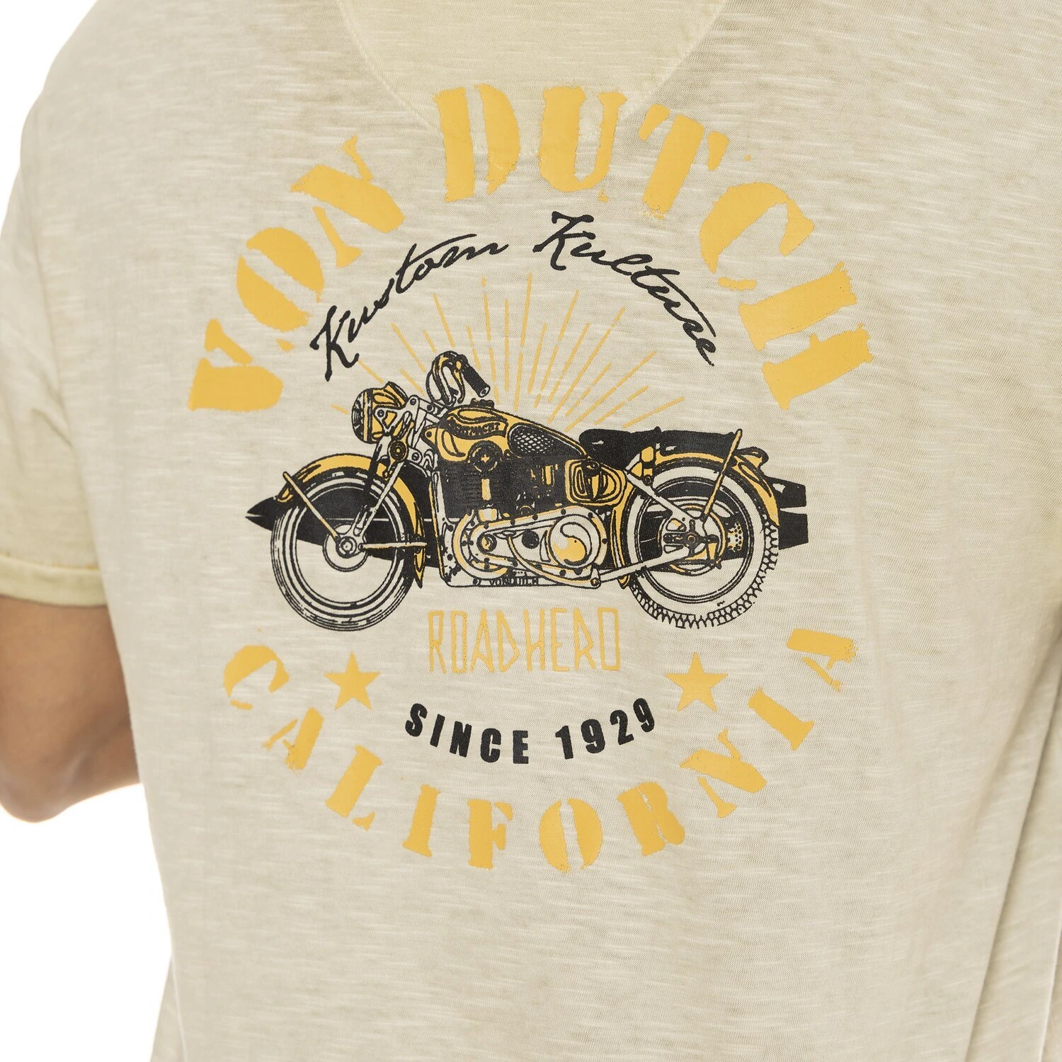 Von Dutch Hero t-shirt, Beige, L