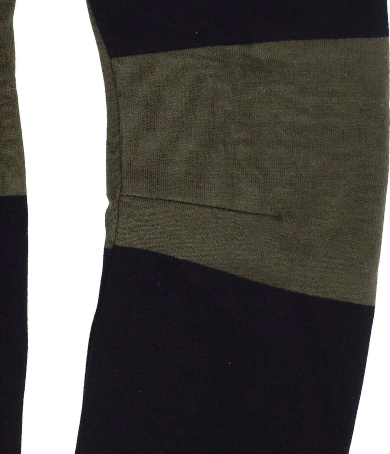 Roeg Shawn stripe sweatshirt, army Green, black, M