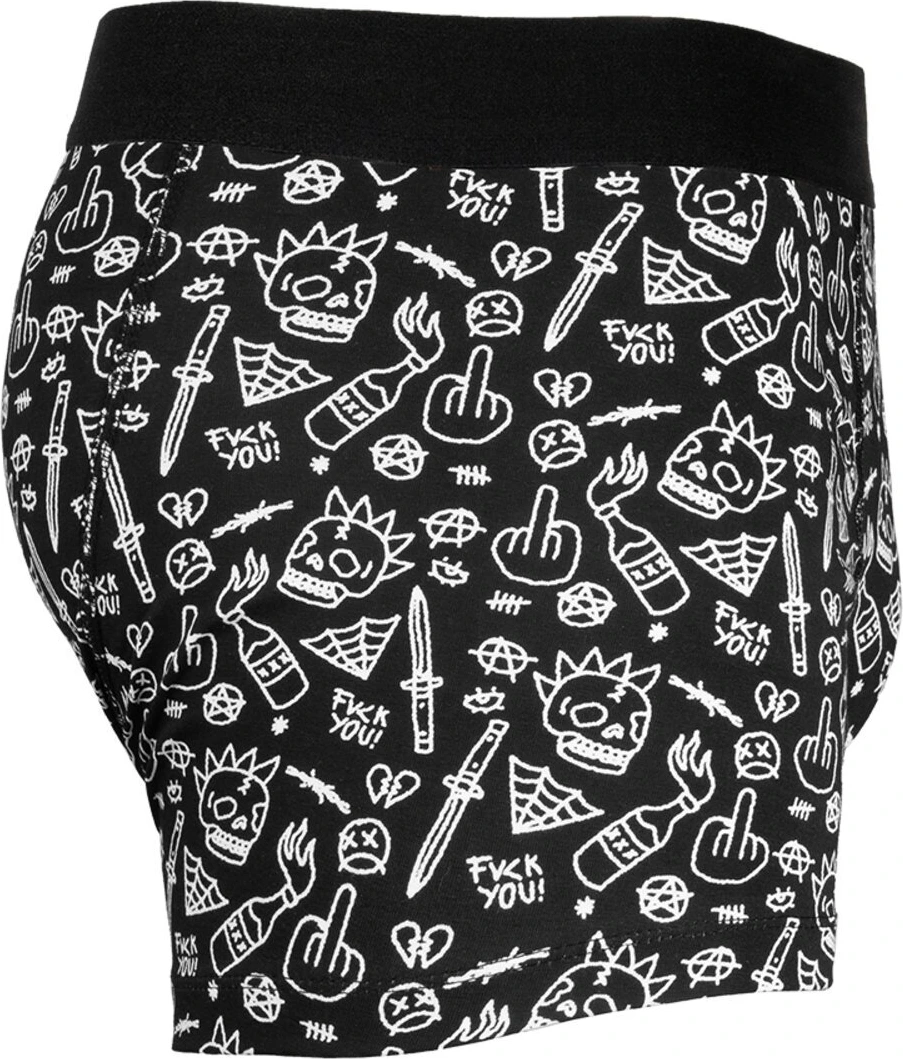 American Socks No Direction underwear, Black, S