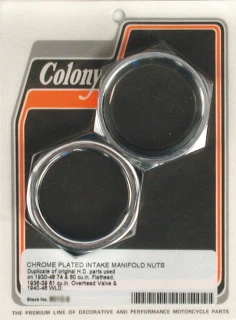 Colony manifold nuts, plumber style