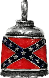 Colored rebel flag gremlin bell