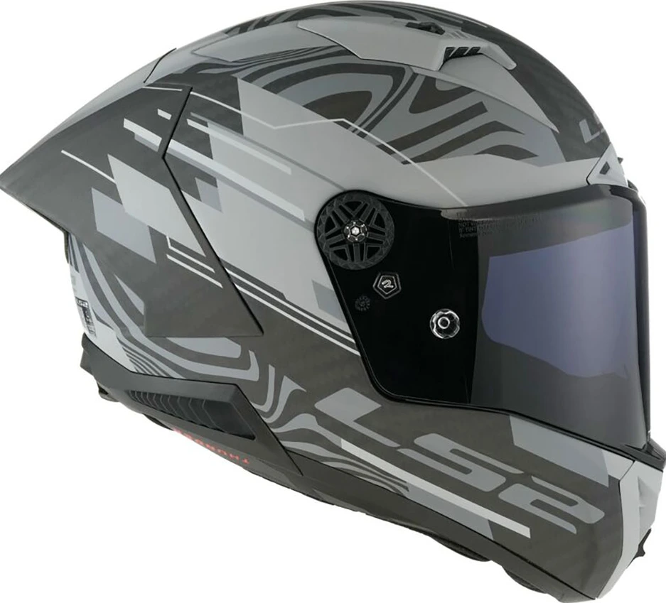 LS2 FF805 THUNDER GP AERO POLAR helmet - Matt Black, M