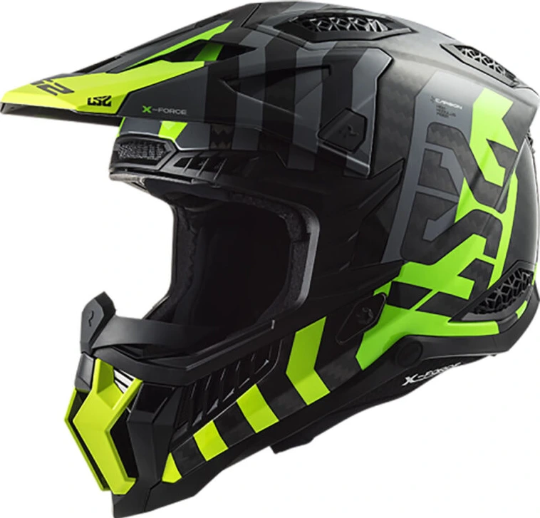 LS2 MX703 C X-FORCE BARRIER helmet - L, H-V Yellow Green