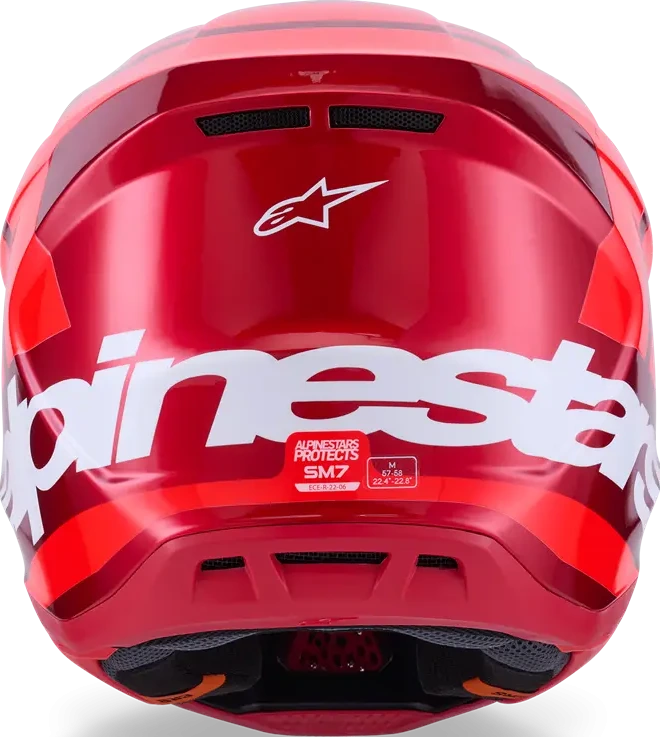 HELMET SM7 CORE RED-GLOSS XS