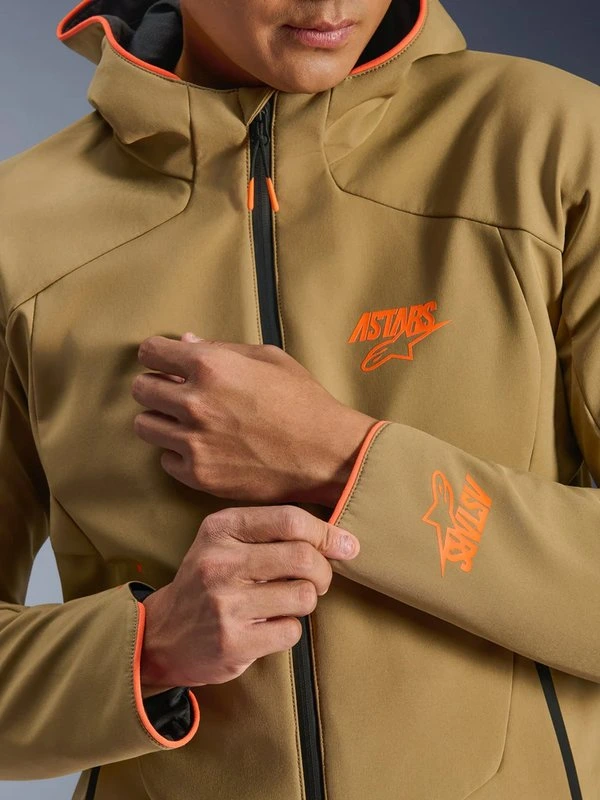 Alpinestars Jacket Aeroshell Waterproof Khaki, XL