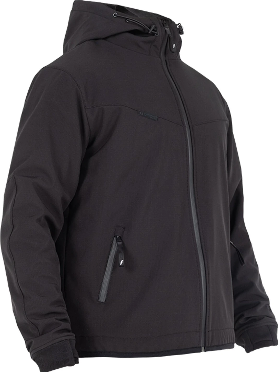 John Doe Hoodie V3 Softshell Rip-Stop, Black, 2XL