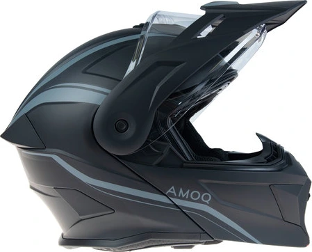 AMOQ Ballast Electric visor Helmet Black/grey, XS