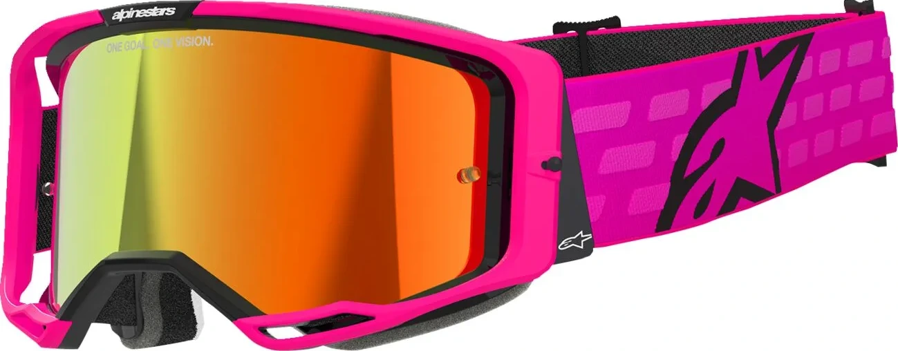GOGGLE VISION 8 CORP PINK MIRROR-RED