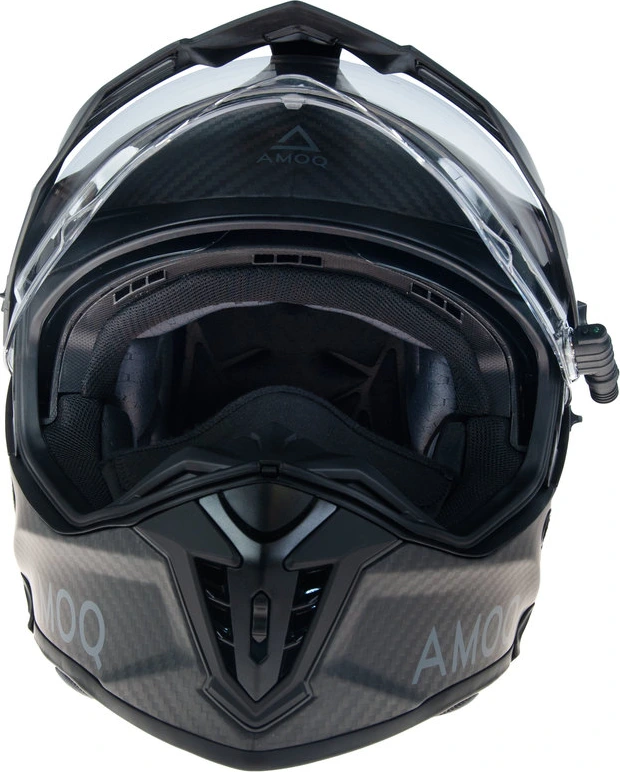 AMOQ Recoil Electric visor Carbon ADV helmet Blackout, XS