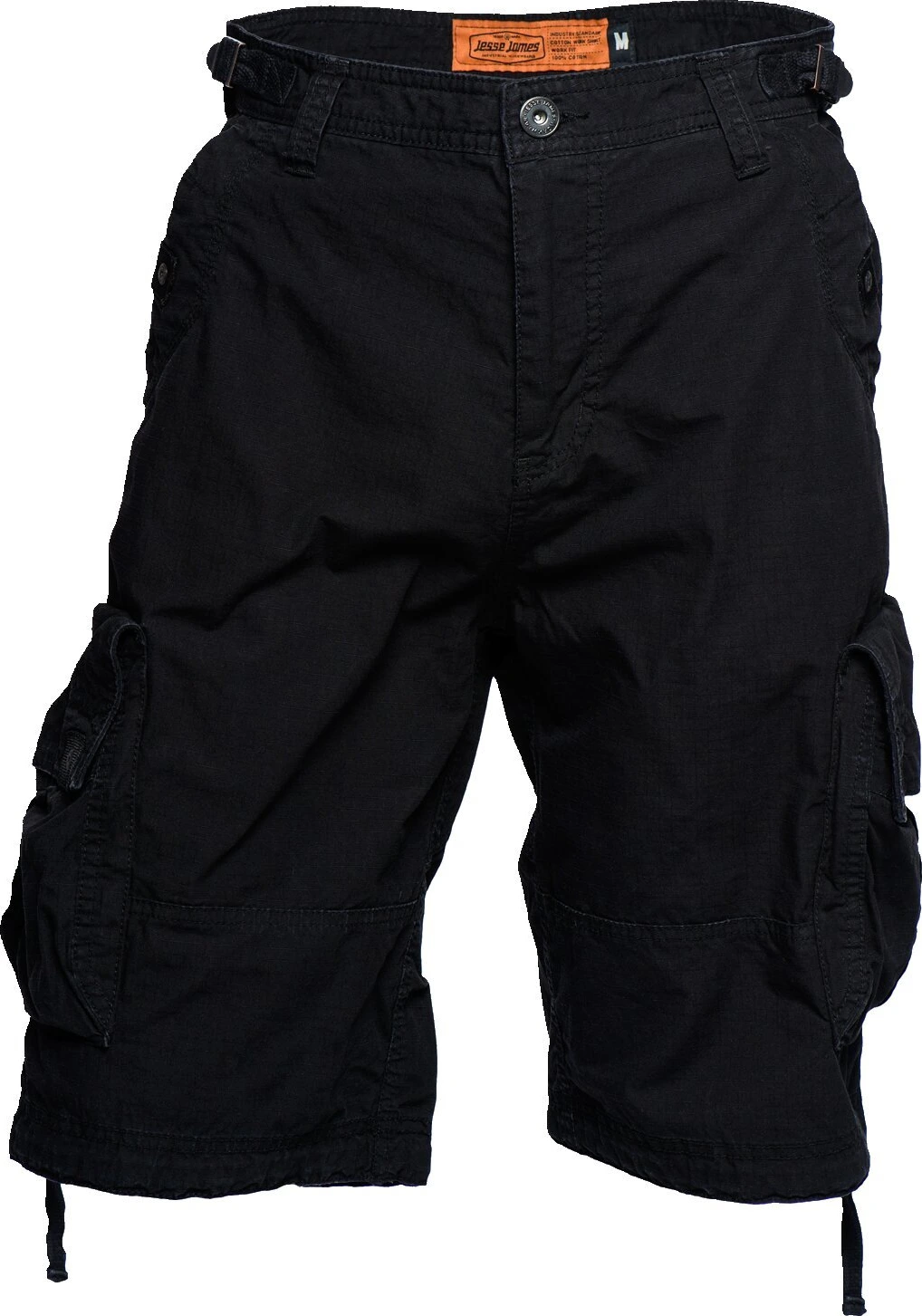 WCC Caine ripstop cargo shorts, Black, 2XL
