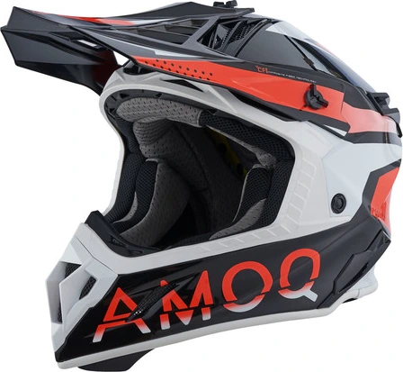 AMOQ Friction Mips Helmet Black/red, XS