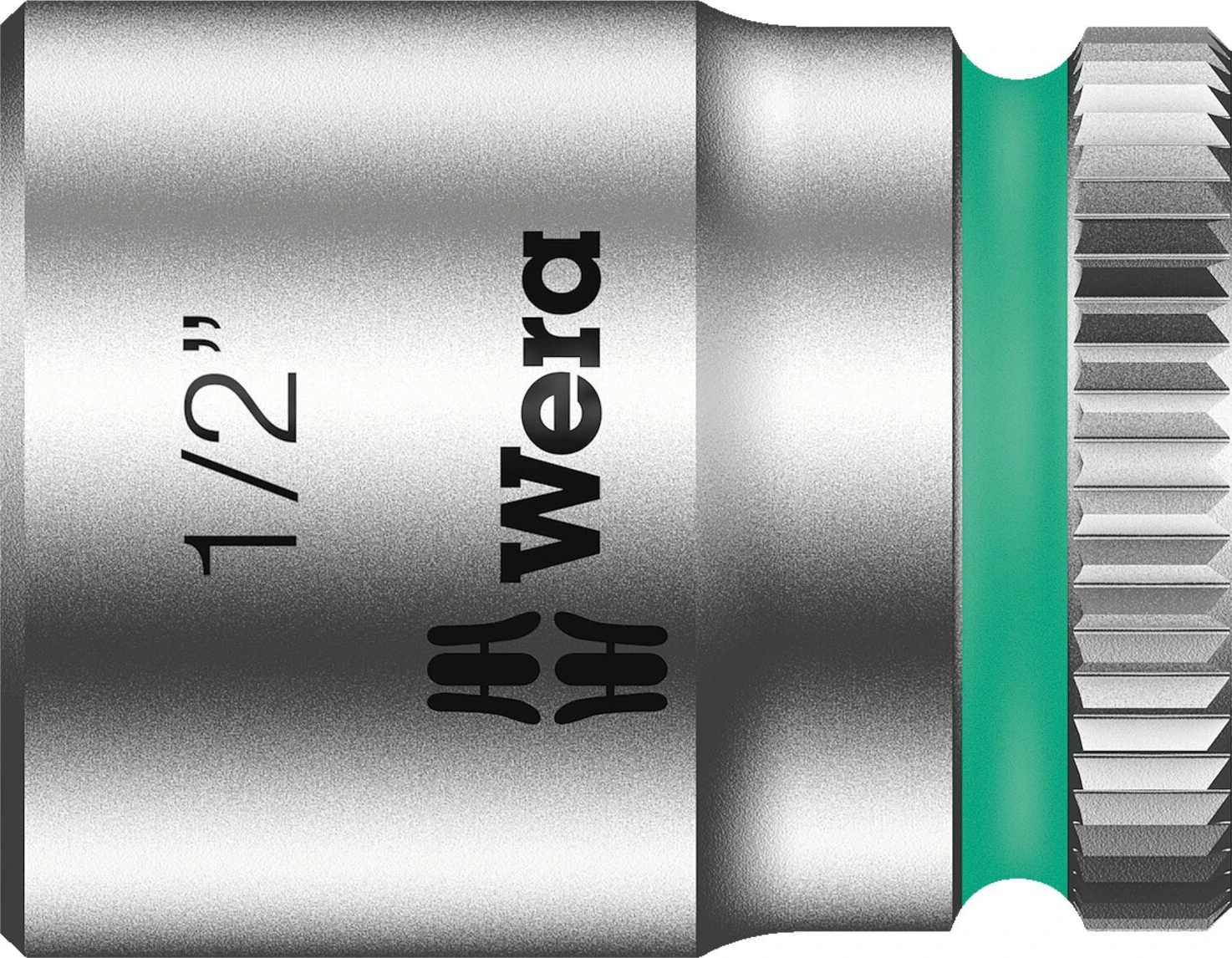 Wera Zyklop 1/4" socket - US sizes 1/2", 23 mm, Chrome