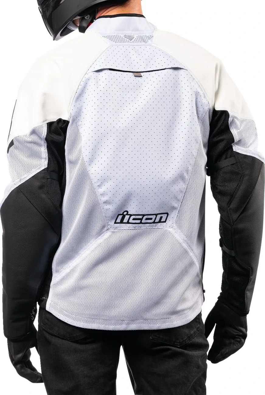JACKET MESH AF LEATHER CE WHITE SM
