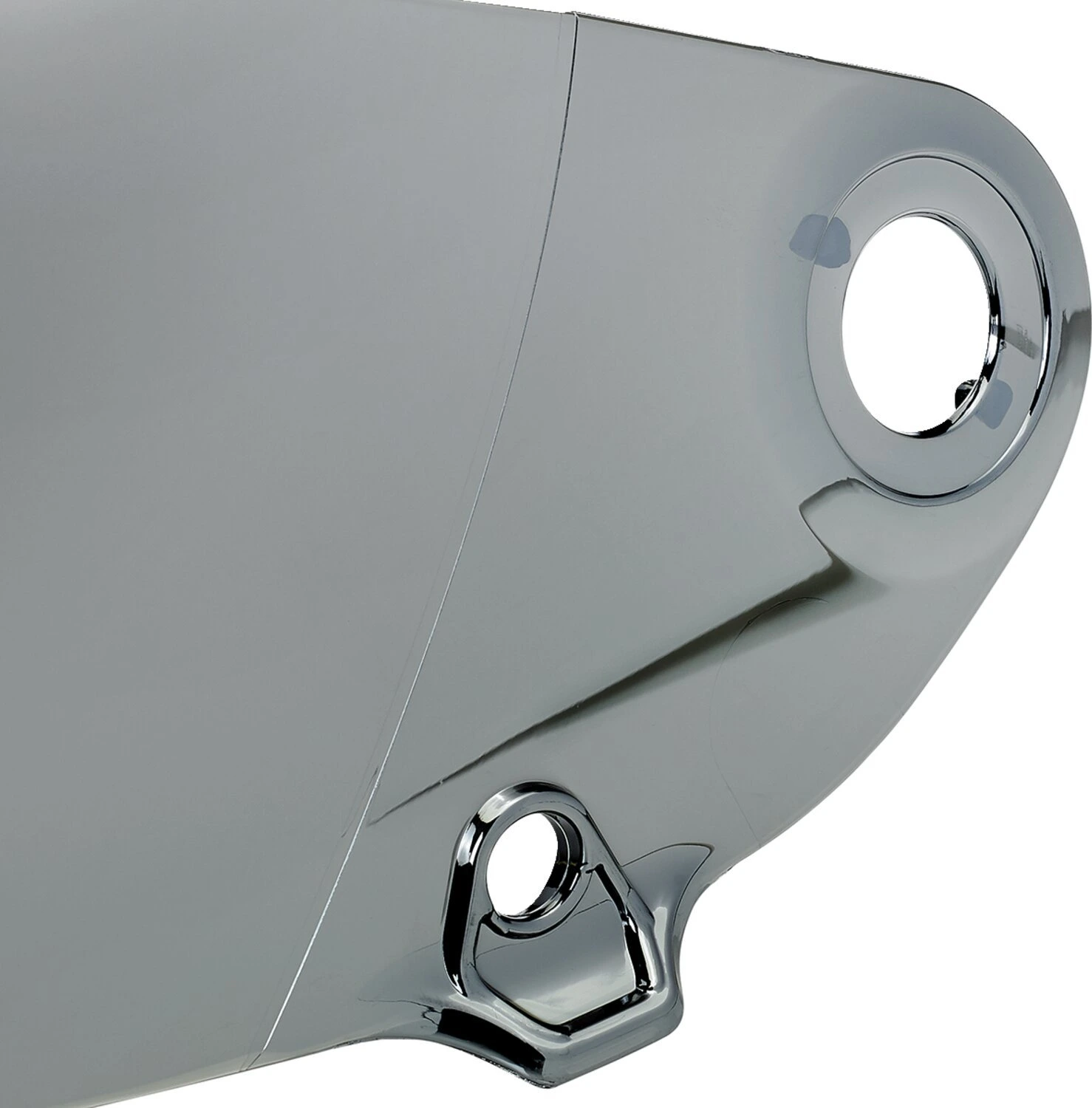Biltwell Lane Splitter Gen-2 shield chrome mirror, Silver