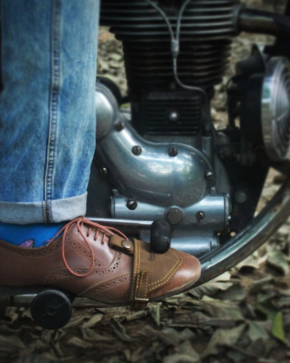 Trip Machine Shoe protector, classic Brown, tobacco