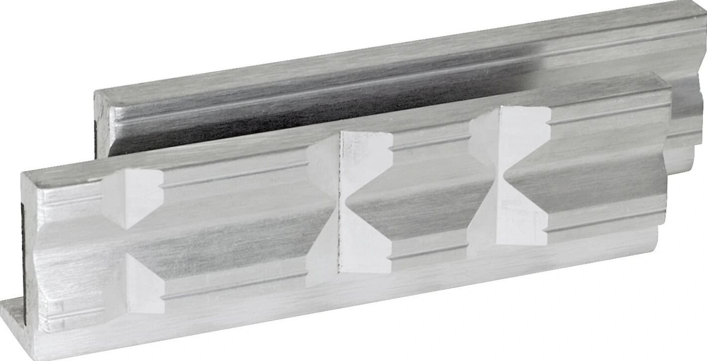 Kukko, aluminum magnetic vice jaws. Prism, 125 mm