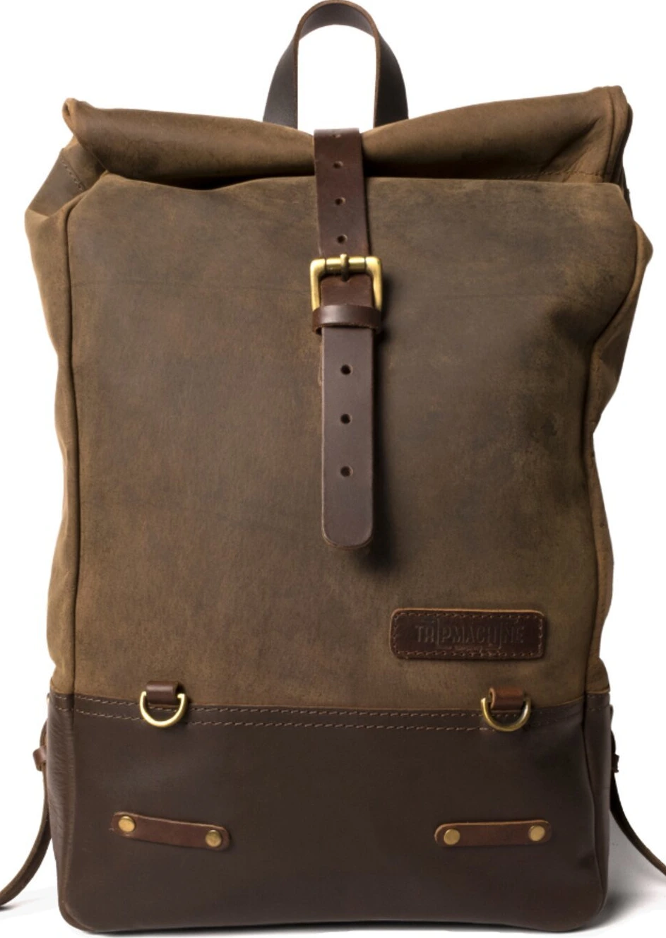 Trip Machine Backpack/Saddlebag, tobacco brown